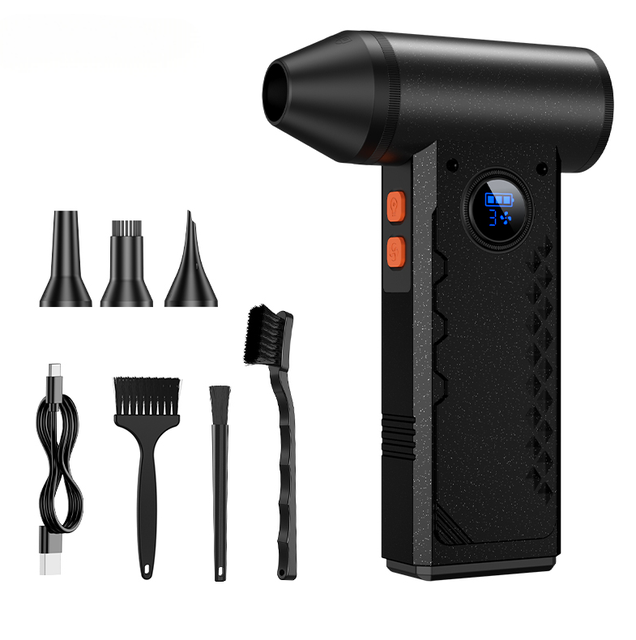Air Duster 32000RPM Electric Air Duster 3-Gear Adjustable Turbo Fan Jet Dry for PC Car  Keyboard Cleaning Turbo Snow Blower