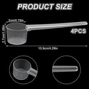 Cuillère doseuse en plastique de 2 ml avec manche court - Product Image 2