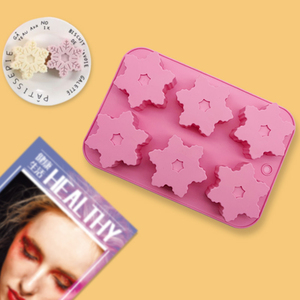 6 khoang bông tuyết hình xà phòng khuôn tự làm hương liệu khuôn - Product Image 5