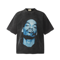 MC BUILD 300 Gsm T-shirts décontractés pour hommes avec transfert graphique DTF, unisexe, surdimensionnés, en coton premium lourd, T-shirts personnalisés
