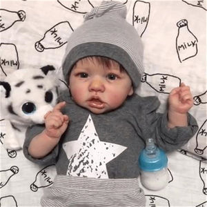 Venta al por mayor <span class=keywords><strong>NPK</strong></span> 55cm Kid Toys American Realista <span class=keywords><strong>Reborn</strong></span> Baby Muñeca de silicona - Product Image 6