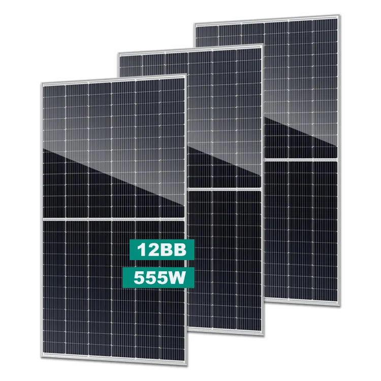 Panneaux solaires monocristallins hors réseau 650W 670W 500W pour distributeur local