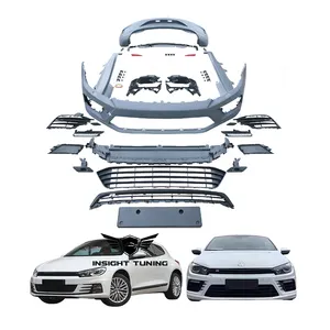 大众Scirocco 2015升级至Scirocco R设计车身套件的高品质汽车保险杠格栅车身套件