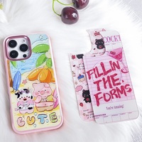 Coque de téléphone à panneau arrière magnétique remplaçable pour Iphone17/17pro/17promax/17air avec le cochon au beurre doré