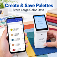 Colorimètre portable Linshang LS173 avec Bluetooth, ouverture de 8 mm, lecteur de couleur numérique pour l'inspection de la peinture, du plastique et du textile