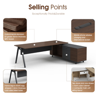 Bureau de direction moderne Noel – Design grand format pour PDG et cadres – Vente en gros usine