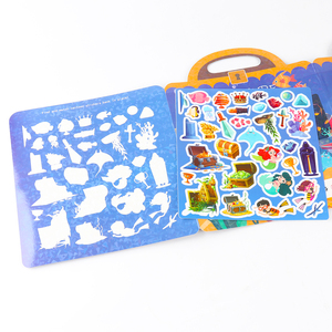 Pegatinas reutilizables Libros Juguetes <span class=keywords><strong>Libro</strong></span> de actividades <span class=keywords><strong>Libro</strong></span> de ejercicios Juguetes educativos preescolares - Product Image 2