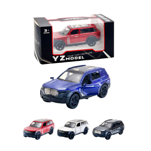 Vente en gros : Modèles de voitures miniatures en métal moulé sous pression à l'échelle 1:39, à rétrofriction, avec portes ouvrantes, véhicules tout-terrain miniatures - Product Image 1