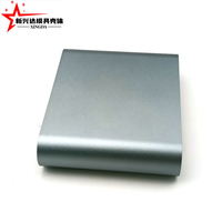Boîtier en aluminium pour adaptateur USB avec finition oxydée en laiton, service de fraisage sur mesure, boîtier en aluminium d'usine