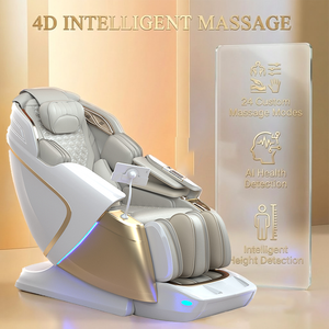 Silla <span class=keywords><strong>de</strong></span> Masaje Corporal Completo Moderna, Directo <span class=keywords><strong>de</strong></span> Fábrica, 4D, Gravedad Cero, Doble Núcleo, Eléctrica, Estiramiento Tailandés - Product Image 2