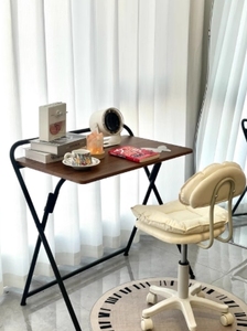 <strong>Desk</strong> Foldable <strong>Computer</strong> <strong>Desk</strong> Student Home Small Apartment Bedside Table School Dormitory Small Table <strong>Simple</strong> <strong>Study</strong> Table - Product Image 6