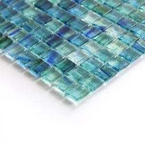 Línea de producción profesional de arte del mosaico de ácido resistencia de álcali Metro azulejo de vidrio
