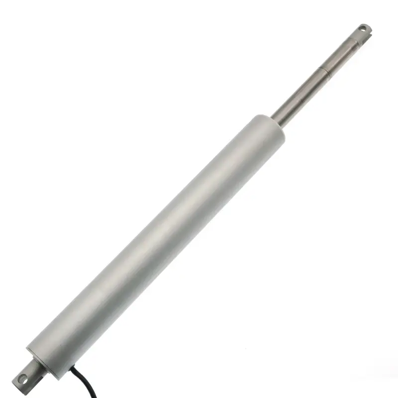 Hoge Snelheid 900Mm Slag Synchrone Buisvormige Zonlicht 24V Motor Elektrische Max Belasting 6000N 12V Lineaire Actuator Voor solar Tracker