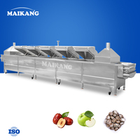 Máquina de vaporización de patatas dulces a precio de fábrica, cocedor a vapor tipo túnel para hierbas, blanqueador a vapor de verduras, frutas y brócoli