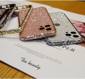 Ốp Viền Điện Thoại Iphone 12/12pro/12pro Max, Viền Kim Loại Lấp Lánh Đính Đá Lấp Lánh Toàn Bộ Sang Trọng - Product Image 6