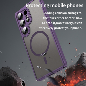 Pour <span class=keywords><strong>Samsung</strong></span> S26 S25 <span class=keywords><strong>Ultra</strong></span> – Coque de protection magnétique givrée en PC avec chargement sans fil, design fin – Fundas Carcasa - Product Image 3