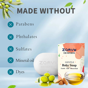 Etiqueta privada 125g Jabón hidratante nutritivo <span class=keywords><strong>para</strong></span> bebés Jabón de baño <span class=keywords><strong>relajante</strong></span> <span class=keywords><strong>para</strong></span> lavado corporal Jabón <span class=keywords><strong>para</strong></span> bebés <span class=keywords><strong>para</strong></span> niños - Product Image 3