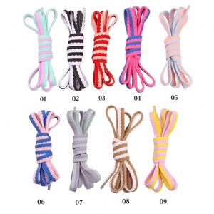 Cordones Planos de Poliéster de 8mm de Ancho, Colores Caramelo, 100-180cm de Longitud, Mezcla de 2 Colores, Estampado Moderno para Zapatillas Deportivas - Product Image 3