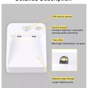 Venta Directa de Fábrica, Luz Nocturna LED con Sensor de Movimiento para Armario, Sensor de Movimiento para Gabinete de Cocina - Product Image 3