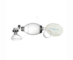 Kit de réanimation manuel portable en silicone de couleur blanche pour ambulance d'urgence, sac Ambu - Product Image 3