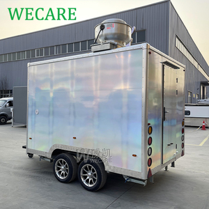 Wecare 300*210*210cm petit Mobile Pizza Food Trucks Van remorque Foodtruck Hotdog/café <span class=keywords><strong>chariot</strong></span> de nourriture - Product Image 5