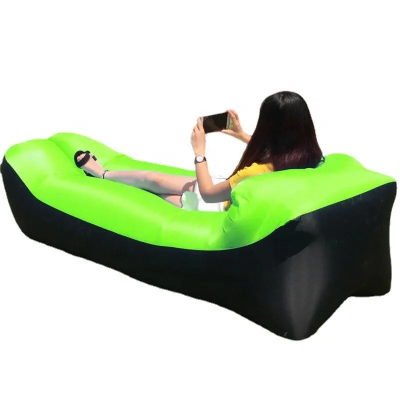 Camping Inflatable Air Sofa Tent Camp Bed Travel Lazy Beach Air Mattress Garden Folding Lounger Chair Outdoor Camping Equipment