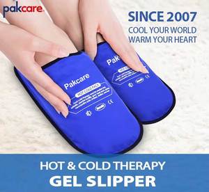 Zapatillas de hielo reutilizables para Terapia de calor y frío, zapatillas de Gel refrescante para <span class=keywords><strong>pies</strong></span> hinchados, zapatillas de hielo accesibles para <span class=keywords><strong>microondas</strong></span> - Product Image 2