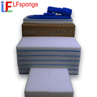 Tampons de nettoyage en mélamine écologiques et absorbants pour balai éponge, kit de lavage pour avions privés et trains