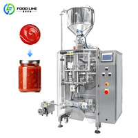 Machine d'emballage verticale pour sauces, mayonnaise, crème, assaisonnements et huiles