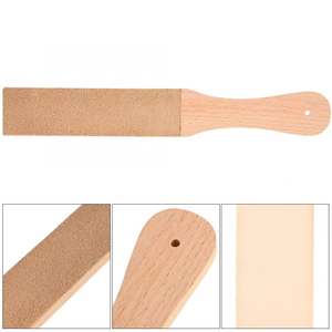 แผ่นขัดหนังด้ามไม้สำหรับลับคมมีด แบบสองด้าน สำหรับงานหนังและงานฝีมือ - Product Image 4