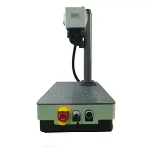 Marcador de logotipo láser de fibra impresión mopa máquina de grabado máquina de corte de metal portátil 20W