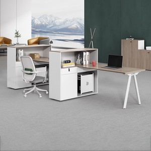 कार्यालय डेस्क और कुर्सी संयोजन स्टाफ कार्यालय अंतरिक्ष कार्ड सीट आधुनिक सरल स्क्रीन वर्कस्टेशन कार्यालय कंप्यूटर डेस्क - Product Image 4