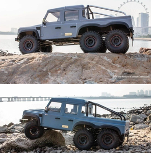 1/10 RC Crawler YIKONG YK6101 Pro 6x6 Defender 6WD con Bloqueo de Diferencial Independiente de Tres Ejes Portátiles, 2 Velocidades, ESC Hobbywing 60A, Hobby RTR - Product Image 4