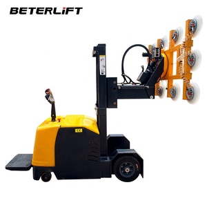 Chariot à vide pour l'équipement, machine à poser des carreaux de marbre, élévateur de verre électrique avec conception télescopique pour les vitriers - Product Image 1