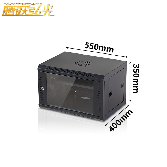 Wholesale Wall Mount Server Rack 6U Network Cabinets Data Center Internet glass door Network Cabinet