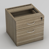 Bureau d'ordinateur économique et durable à hauteur réglable en panneaux de particules, avec tiroirs et design peu encombrant