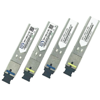 Transceptor Óptico SFP BIDI de 1.25G, 20KM, Puerto SC, SM 1310/1550nm, DDM, Compatible con Switches de Red, Garantía de 3 Años, para Telecomunicaciones