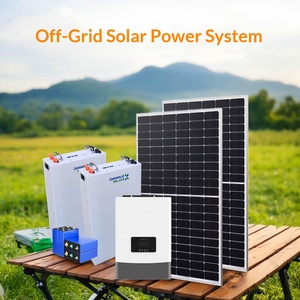 Kit de Paneles Solares Monocristalinos de 30kWh para Uso Doméstico, Sistema de Control Inverso Integrado, Energía Fotovoltaica de 220V, SN-SCI48V6KW M - Product Image 1