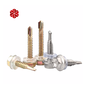 Chiodi per Tetti C1022A all'Ingrosso, 75mm, Testa Esagonale, Autofilettanti Industriali con Rondella Nera, Parafuso Auto-Forante - Product Image 3