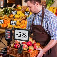 Vente directe d'usine supermarché Promotion POP affichage étiquette de prix pince en plastique étiquette transparente porte-étiquette de prix