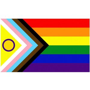 Drapeaux de la fierté gay personnalisés imprimés en sérigraphie 2x3FT, imperméables, écologiques, à séchage rapide, en polyester durable, drapeau du féminisme pour l'accueil - Product Image 1