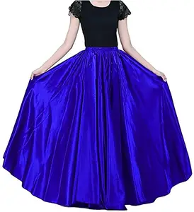 2021 New Style Designer Western Ladies Evening Satin Skirt