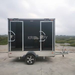 Remolque Sanitario Portátil Multiusos de 2 Cabinas para Obras de Construcción, Eventos y Camping - Product Image 3