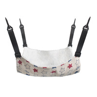 Hamac suspendu pour chat, double face, respirant, en polaire, imprimé, chaud et chauffant, pour cage ou fenêtre, vente en gros, 4