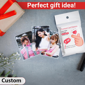 Conception personnalisée 300pcs Premium Soft Popcorn No Scratch Kpop Idol Star Cartes de visite Photo Photocard Card Penny Holder Sleeves - Product Image 5