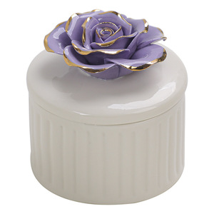 Hand-Painted Decorative <strong>Ceramic</strong> Storage Jar Table Ornaments Candles Jar Porcelain <strong>Jewelry</strong> <strong>Box</strong> for Wedding Gifts - Product Image 6