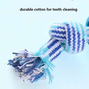 Nouveautés : Jouets interactifs pour animaux de compagnie en corde écologique, modernes, pour le nettoyage des dents, jouets à mâcher durables pour chiens, utilisation quotidienne - Product Image 5