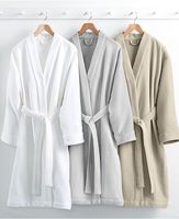 Peignoir en coton blanc gaufré pour adultes, kimono, peignoir gaufré personnalisé avec logo, peignoir gaufré unisexe