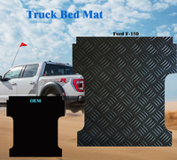 Tapis universel 60 "X 19.5" pour camionnettes utilitaires très épais en caoutchouc avec garniture pour s'adapter à la conception.
