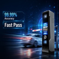 Máquina de Control de Acceso Vehicular para Estacionamiento con ALPR, Pantalla LED de 304x304mm, Luz Estroboscópica Automática, Detección de Video por Bucle Terrestre